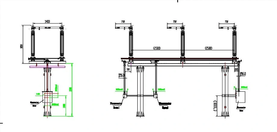 Easy Assembled Substation Double Ground Medium Voltage Switch Disconnector